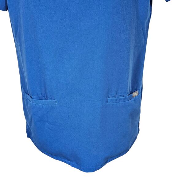 FIGS Women's Casma 3-Pocket Scrub Top in Royal Blue XXS - Picture 5 of 9